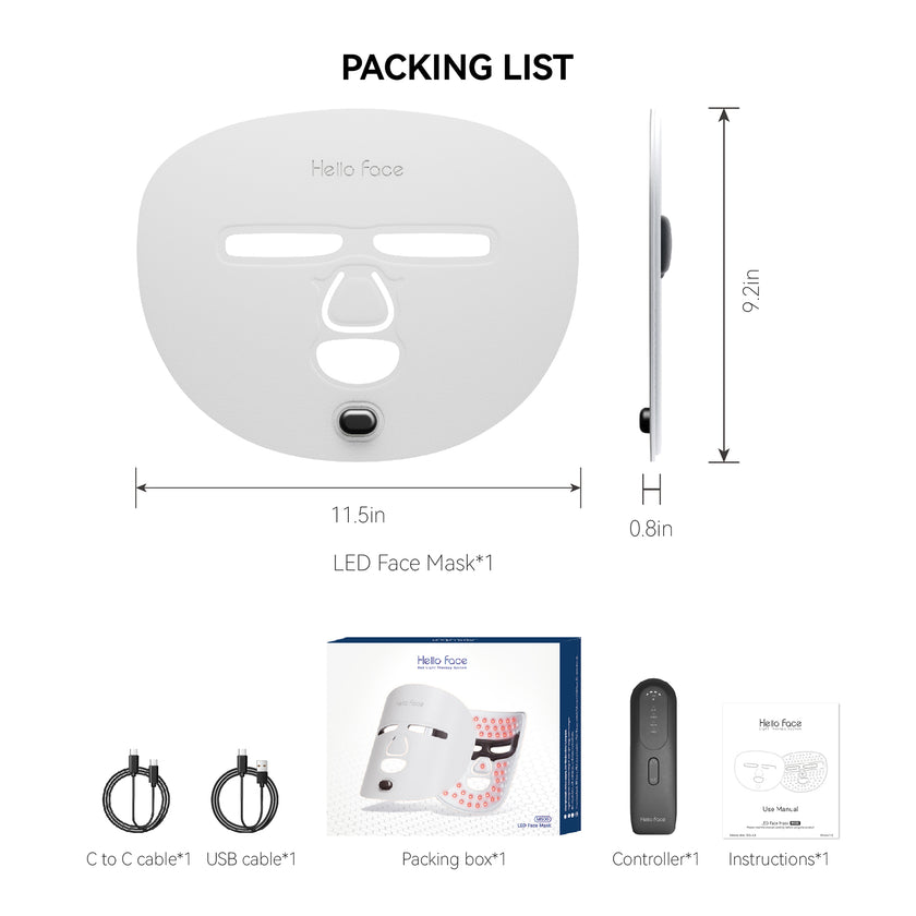LED Light Therapy Face Mask